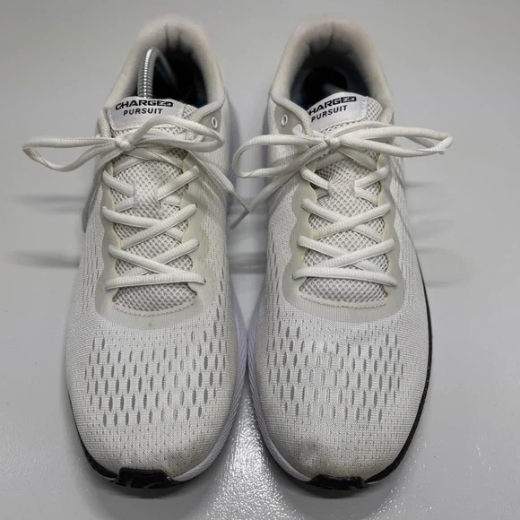 Under Armour Charged Pursuit 2 Running Shoes White Men size 13 Athletic Trainer - Picture 14 of 16